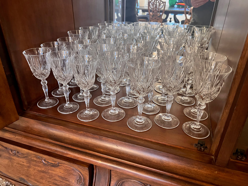 Crystal Stemware Lot 26pc