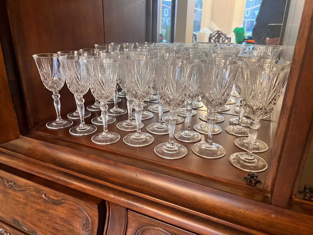 Crystal Stemware Lot 26pc