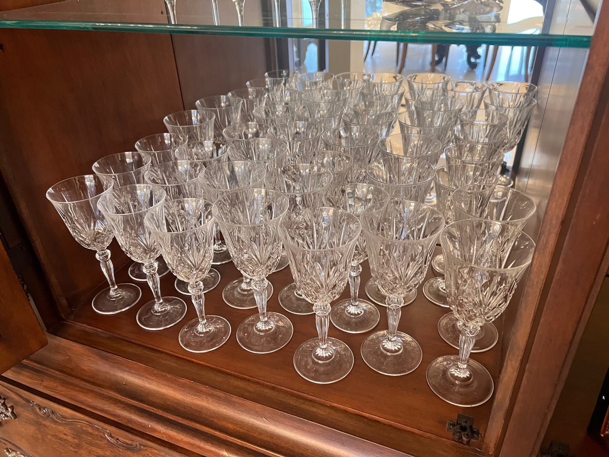 Crystal Stemware Lot 26pc