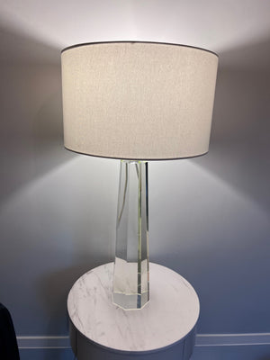 Pair of Crystal Table Lamps by Chapman & Myers for Visual Comfort & Co.