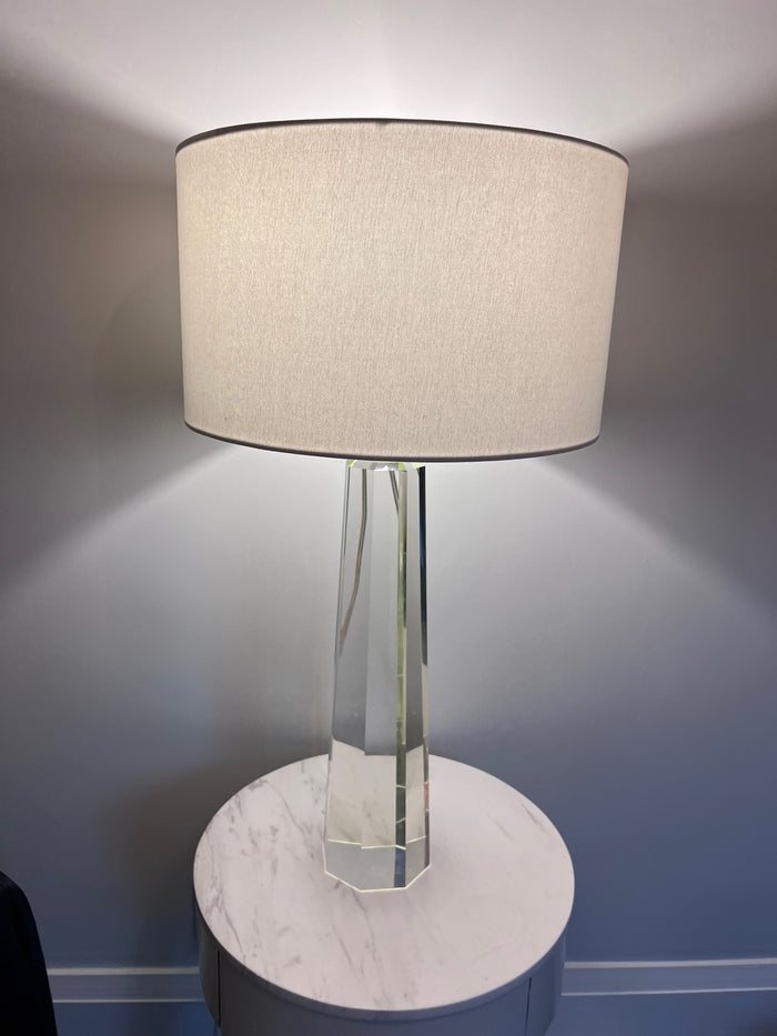 Pair of Crystal Table Lamps by Chapman & Myers for Visual Comfort & Co.