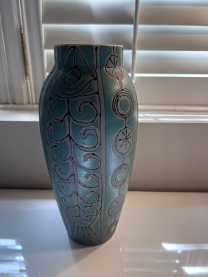 Japanese Ceramic Vase, Signed by Tosen