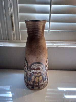 MCM Lapid Israel Glazed Ceramic Vase Signed by Sarah