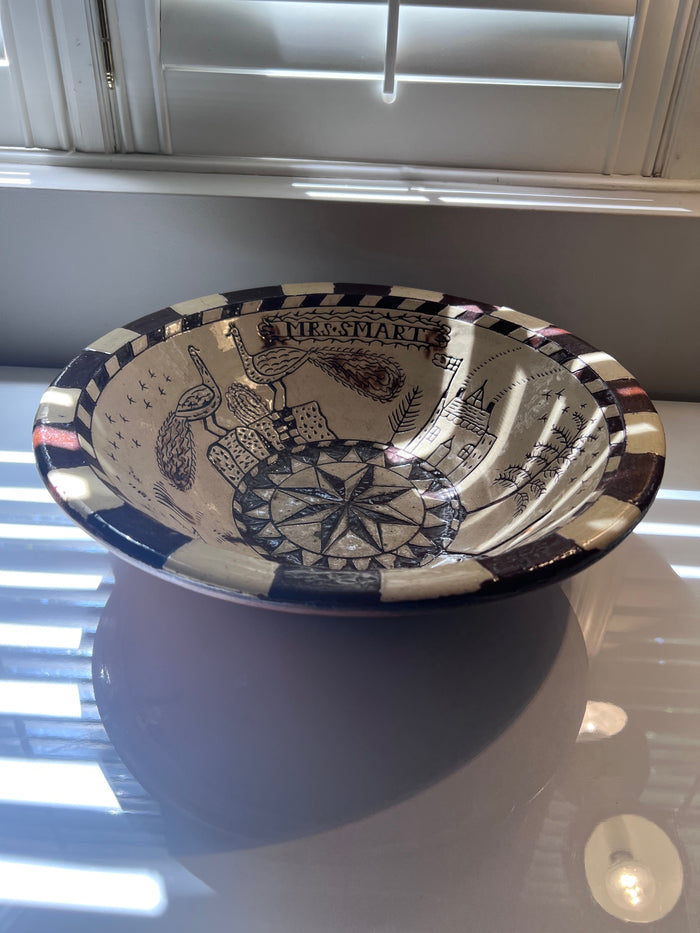 "Mrs. Smart" Pottery Bowl