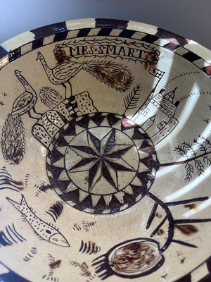 "Mrs. Smart" Pottery Bowl