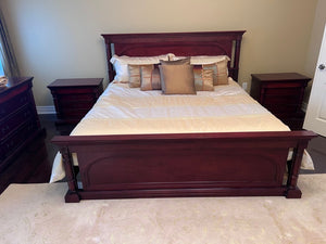 Solid Wood King Bed