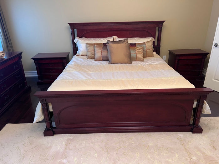 Solid Wood King Bed