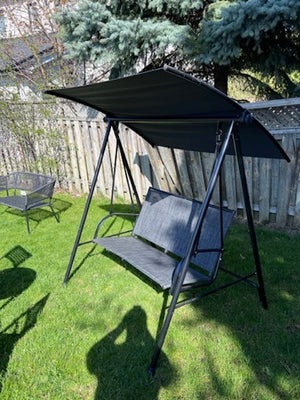 2-Person Sling Patio Swing with Canopy (*retail price $200)