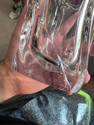 Daum France Crystal Vase