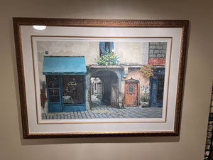 Large Limited Edition Print 'Bistro La Caravelle' by Viktor Shvaiko 52/160