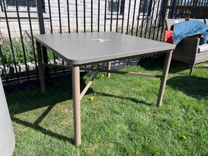 Concrete Look- Square Steel Dining Table