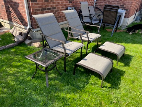 Mainstays charleston sales sling dining set