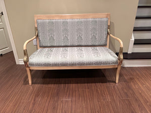 Ornate Bench, Wood Frame