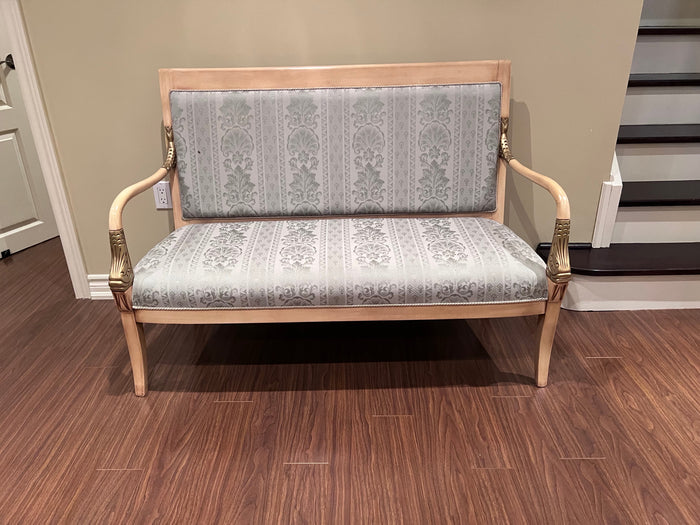 Ornate Bench, Wood Frame