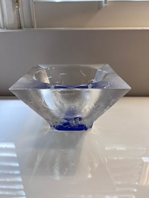 Bertil Vallien for Kosta Boda, Square Glass Bowl