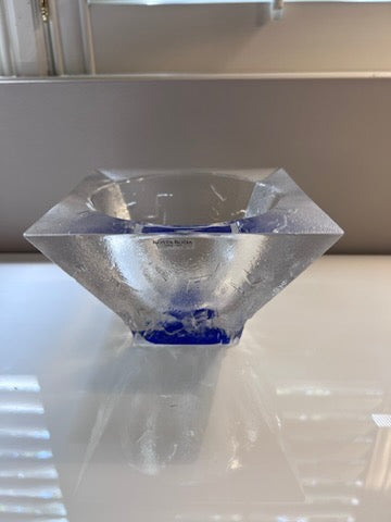 Bertil Vallien for Kosta Boda, Square Glass Bowl