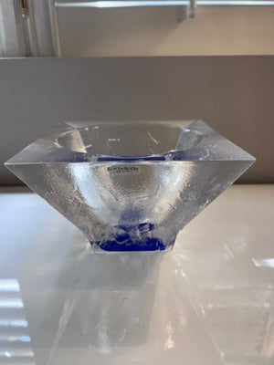 Bertil Vallien for Kosta Boda, Square Glass Bowl