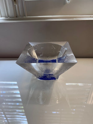 Bertil Vallien for Kosta Boda, Square Glass Bowl
