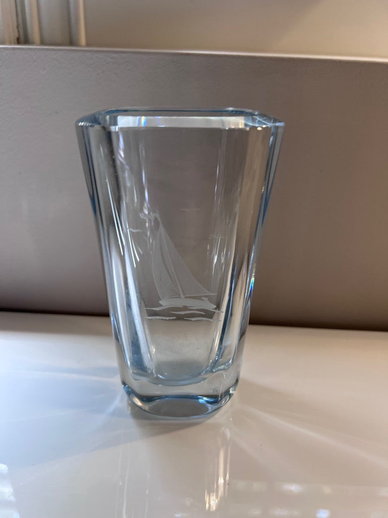 Strombergshyttan Sweden Crystal  Vase、花器 Strombergshyttan Sweden Crystal Vase、花器 Strombergshyttan Vase