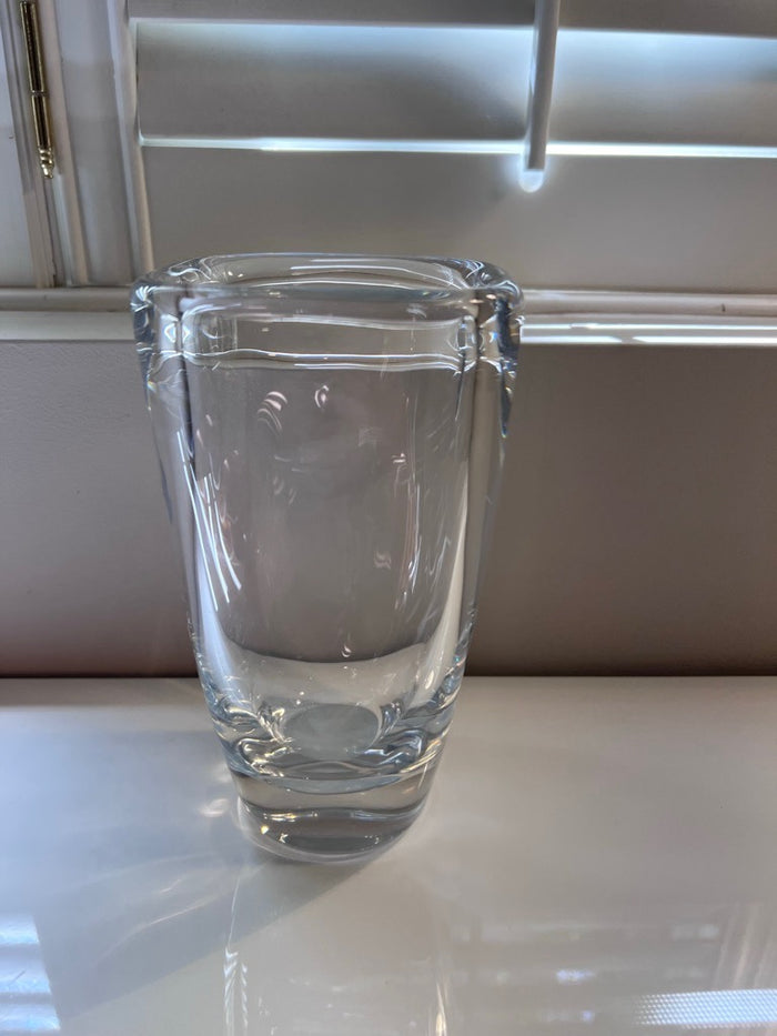 Nils Landberg for Orrefors, Sweden Crystal Vase