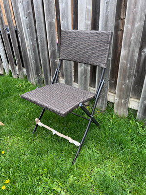 Wicker Folding Chair