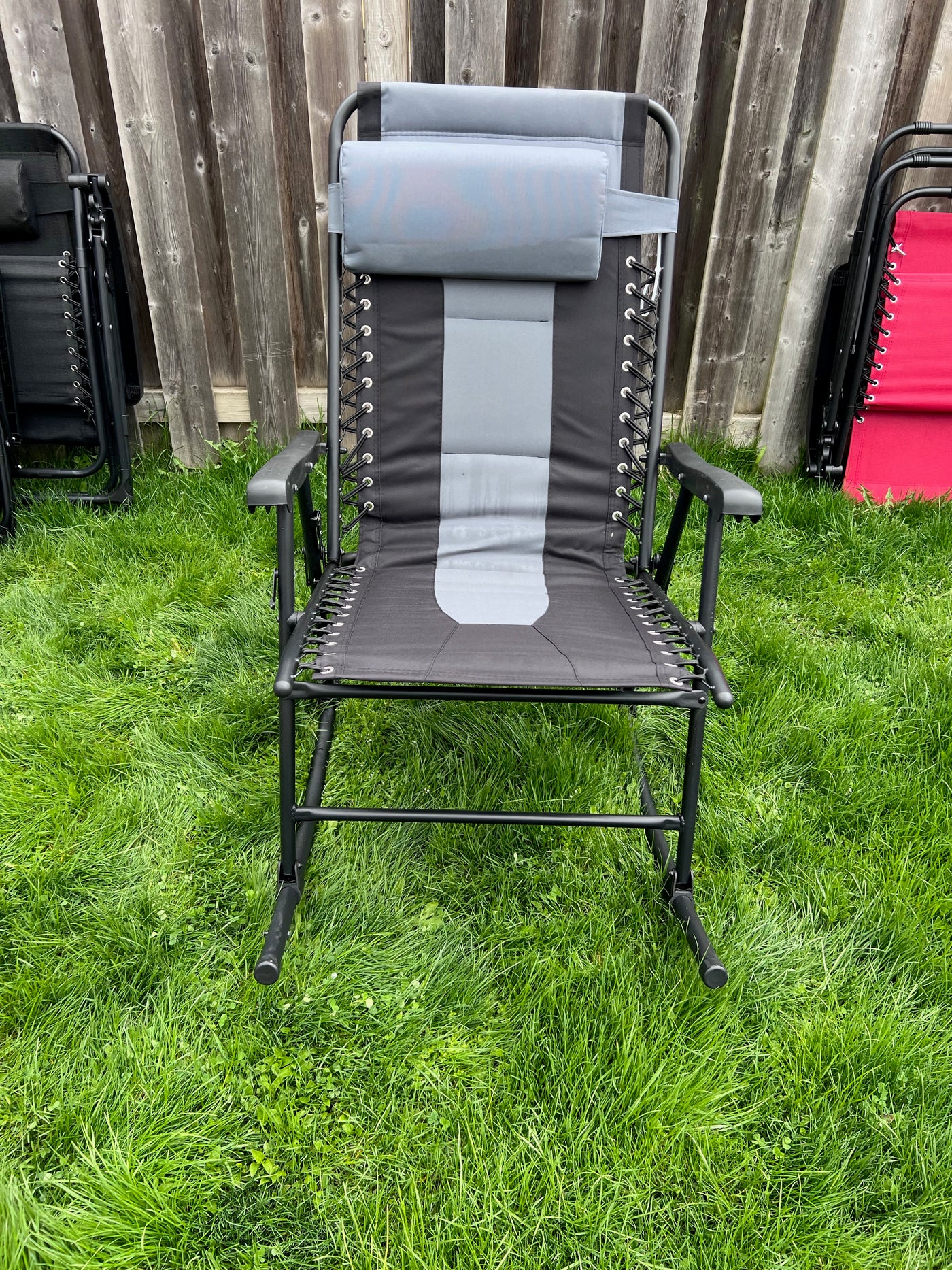 Sling Stack Rocker Foldable Padded Sling Rocker – Sell My Stuff Canada - Canada's Content ...
