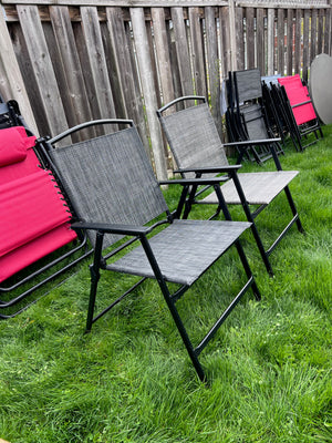 2 Mix & Match Sling Folding Chairs