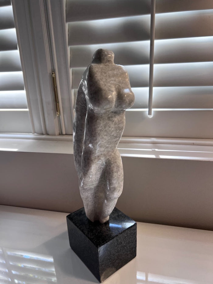 Robert Moran "Female Nude" Marble Sculpture