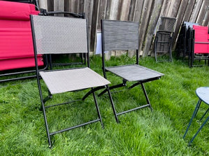 2 Mix & Match Sling Folding Chairs