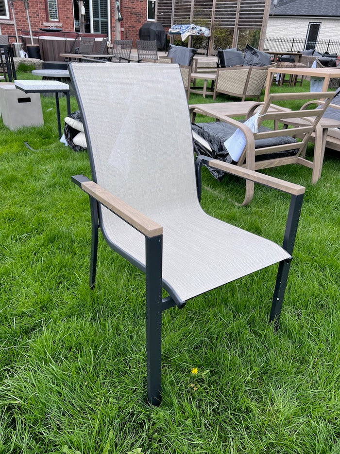 Steel and Sling Armchair