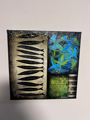 Josee Savaria 'Intrigue' Original Painting