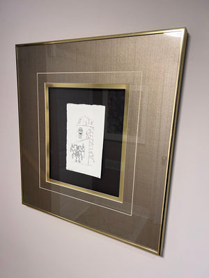 Grif Bates 1995 Mixed Media on Paper