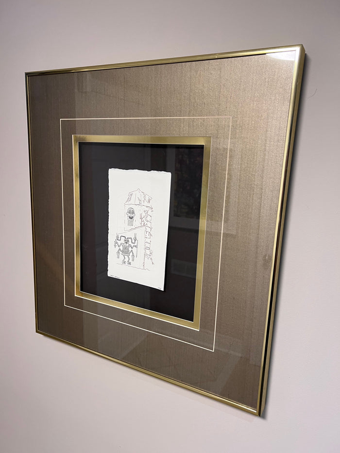 Grif Bates 1995 Mixed Media on Paper