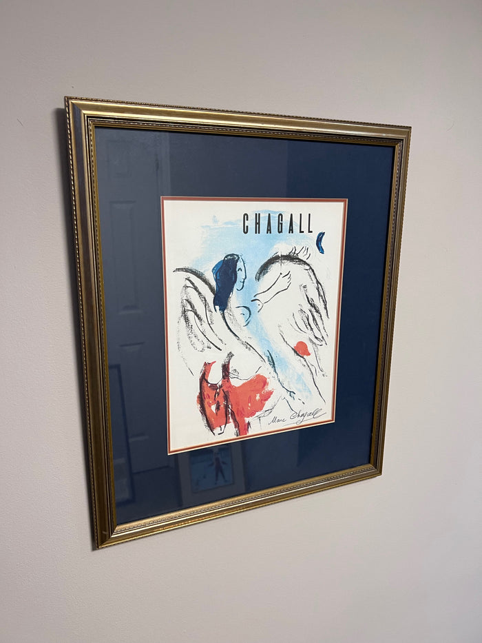 Marc Chagall Signed Print (COA Included)