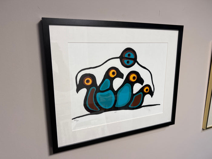 Richard Bedwash 'XVIII Four Birds' Silkscreen Edition 224/300, circa 1980