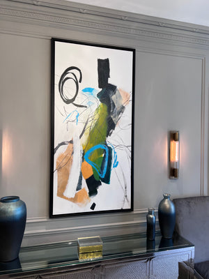 Large Wall Art "TWO COATS" 25385 by R. CRESPI (*retail price $1,935)