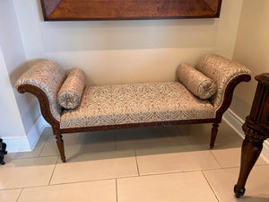 Korson Furniture Rolled Arm Bench