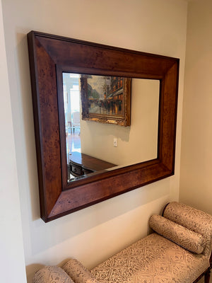 Beautiful Large Wood Double Border Mirror