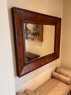 Beautiful Large Wood Double Border Mirror