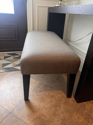 Silva Custom Furniture Grey Upholstered Bench