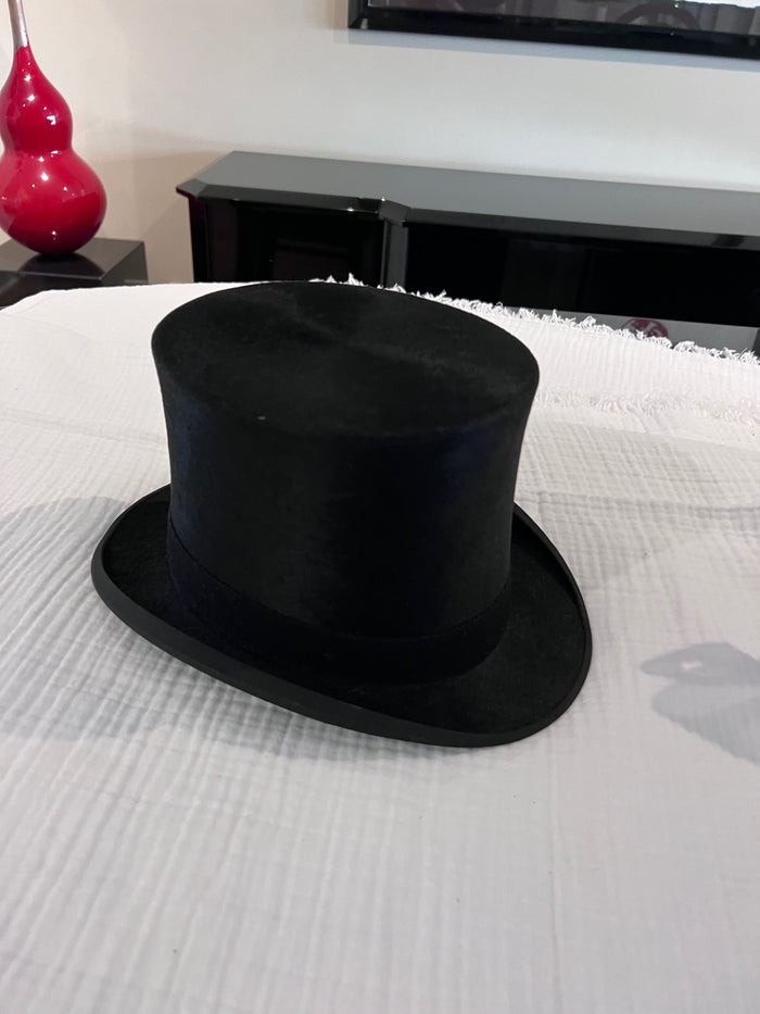 Men's Black Top Hat