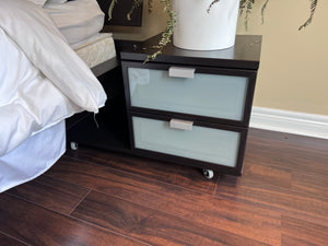 Pair of IKEA Hopen Nightstands