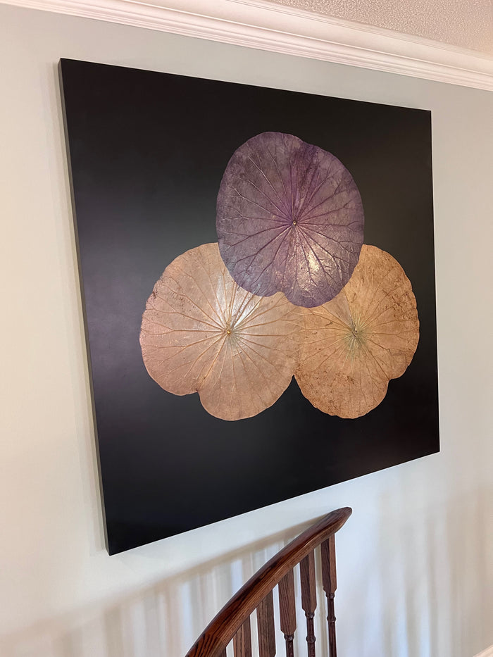 Lotus Leaf Wall Art, from Fine Asian Importer
