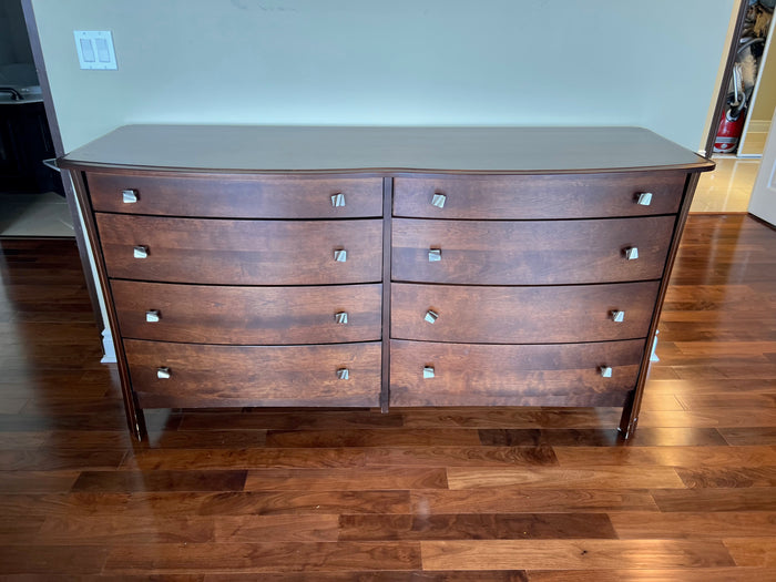 Wood 8-Drawer Dresser, Made in Quebec