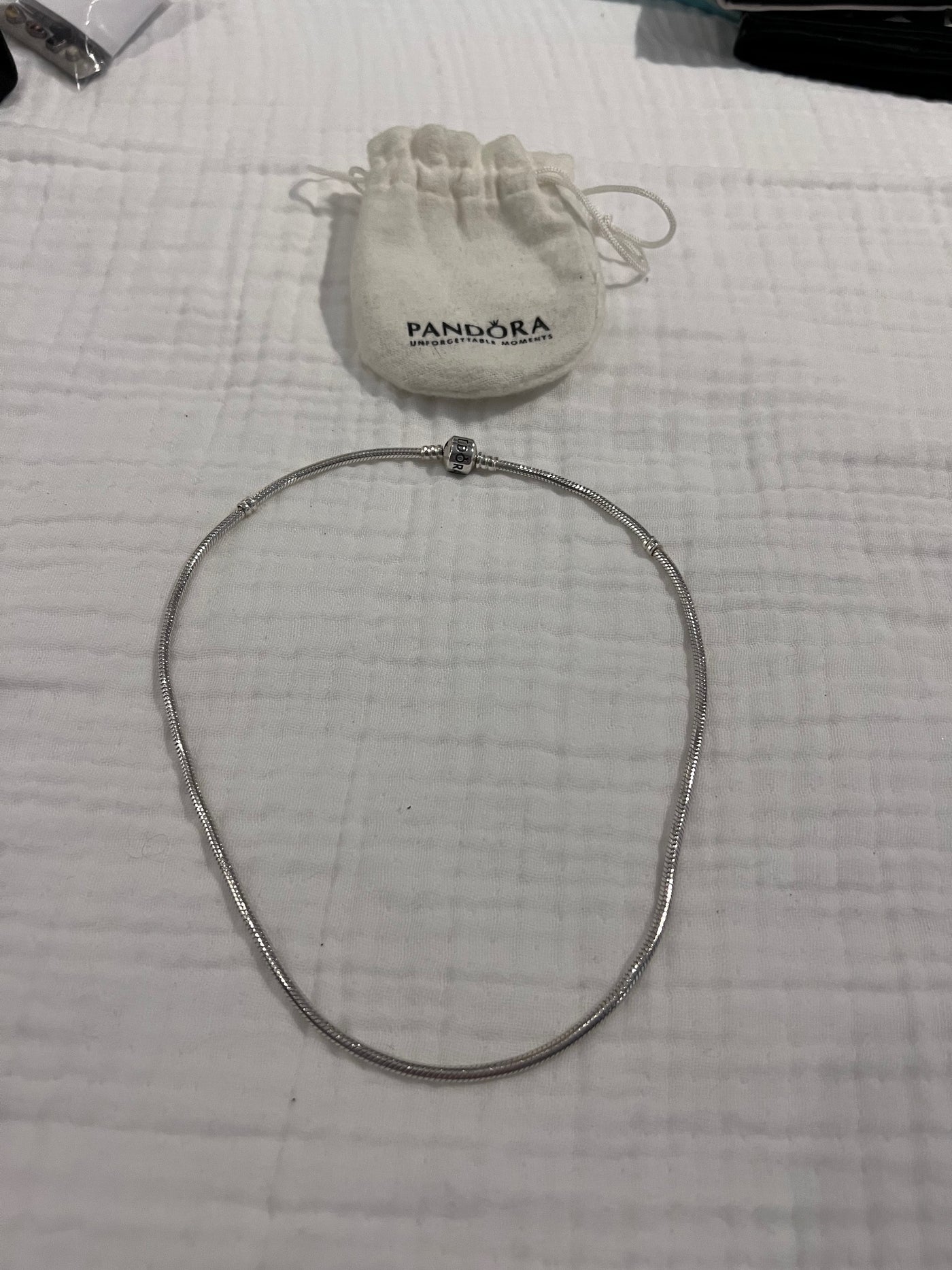 Pandora Moments Snake Chain Necklace Sterling Silver Sell My