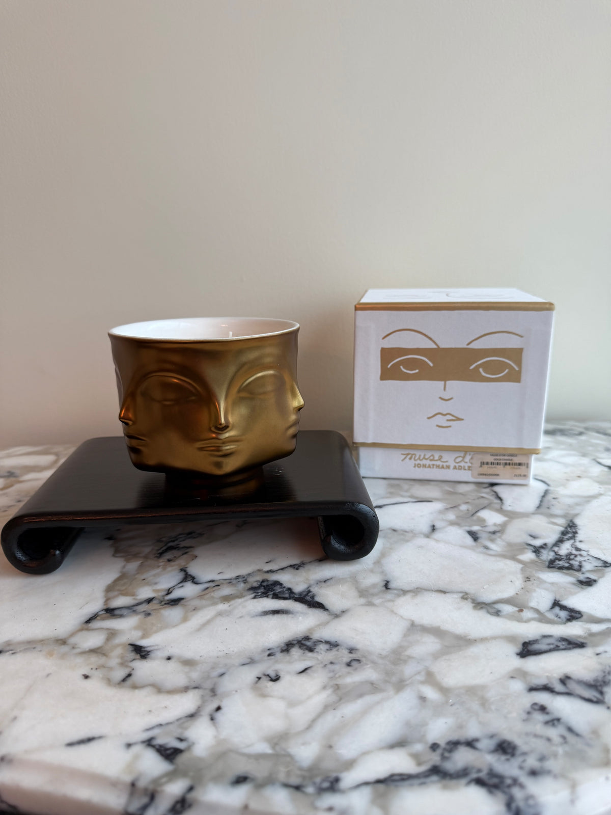 BRAND NEW Jonathan Adler Muse D'Or Gold Candle