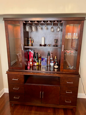 Buffet/Bar with Interior Lighting