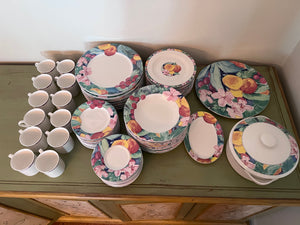 Mikasa Maxima Exotic Garden CAK26 Dinnerware Set- Service for 12