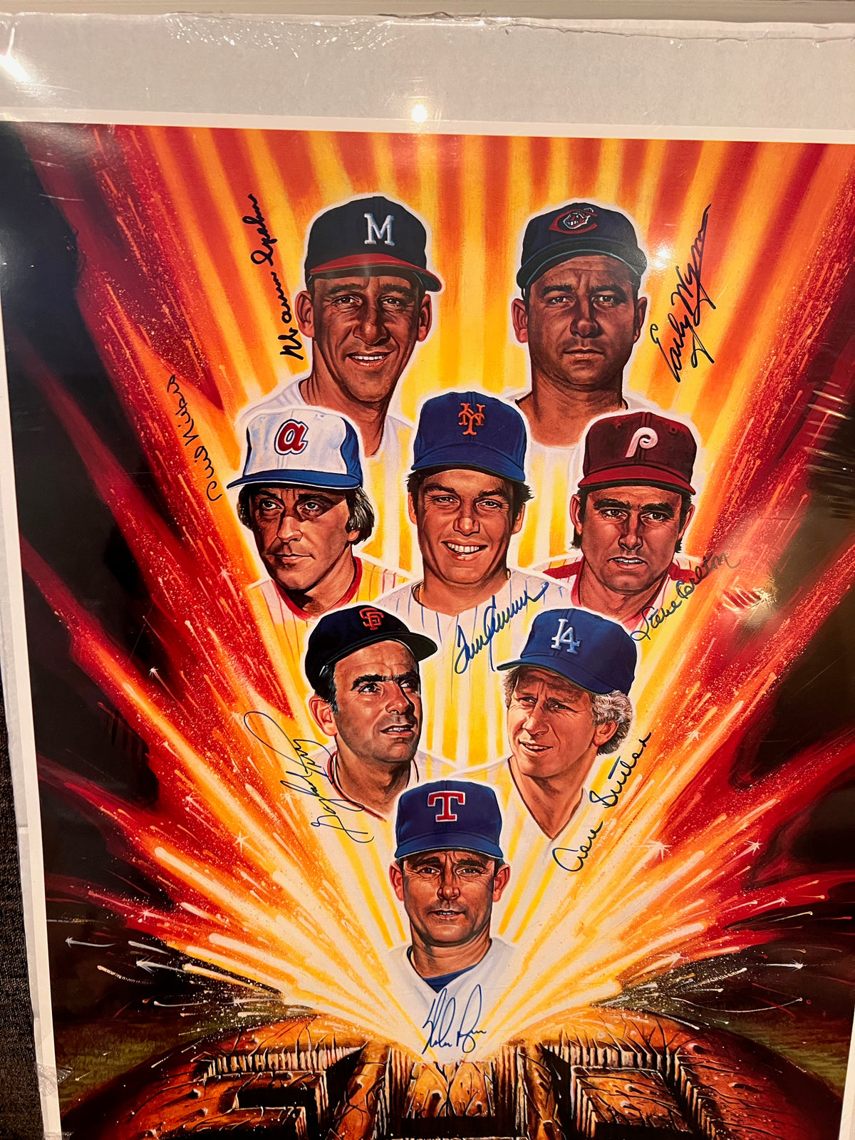 '300 Victories Club' by Ron Lewis Lithograph with 8 Signatures 121/1000 (*COA Included)