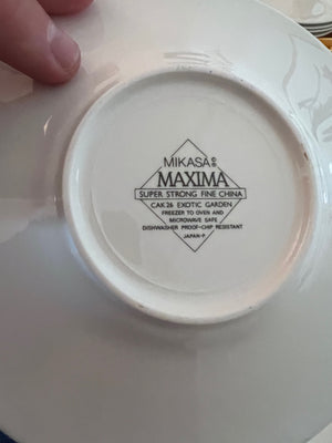Mikasa Maxima Exotic Garden CAK26 Dinnerware Set- Service for 12